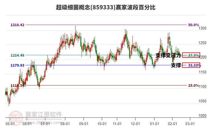 超級(jí)細(xì)菌概念贏家波段百分比工具