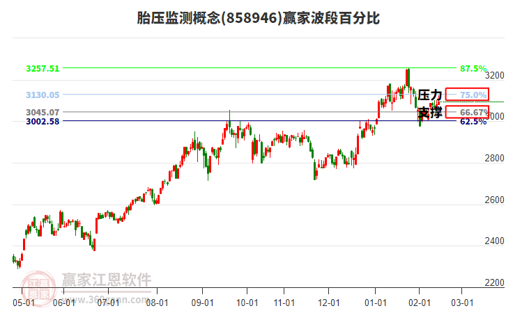 胎壓監(jiān)測(cè)概念贏家波段百分比工具