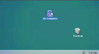 试试把电脑上“我的电脑”删除