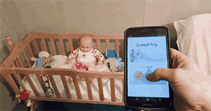 自动摇婴儿床，人工智能行业的黑科技啊