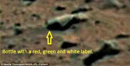 外媒：NASA火星照片现“啤酒瓶” 或是存在生命的证据_《参考消息》官方网站