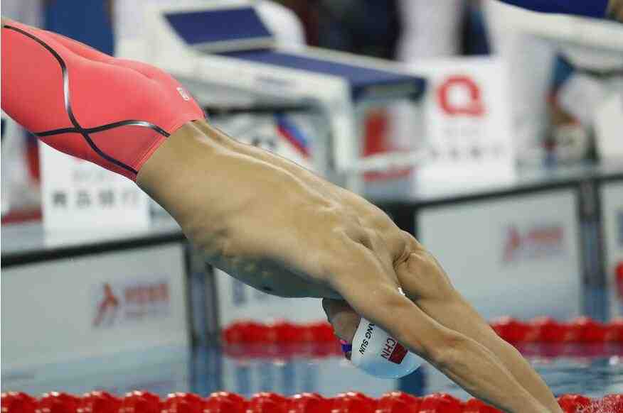 2017年全国游泳冠军赛暨第十三届全运会预赛  孙杨以49秒27夺冠
