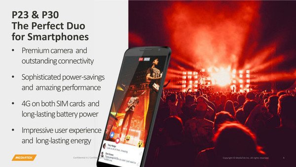 聯(lián)發(fā)科Helio P23/P30發(fā)布 終端Q4問世