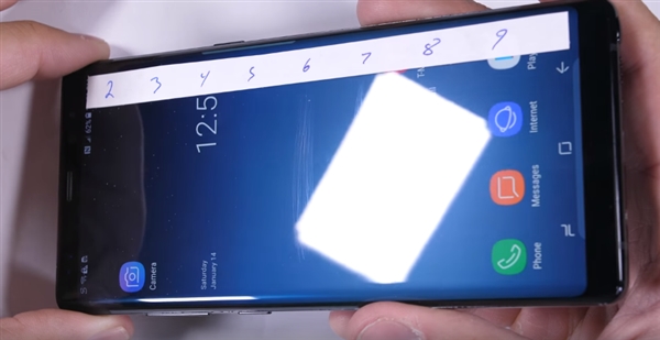 三星Galaxy Note 8耐用性测试：屏幕耐刮机身超坚固