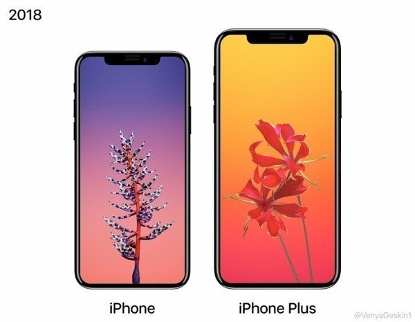 iPhone X二代曝光 5.85/6.46英寸双版本