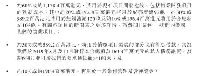 另外，有30%的资金将用于偿还项目开发的部分现有计息借款，这在减少未来利息成本的同时，也将有利于降低公司的净资本负债比率（2018年底为2.4倍）并提升衡量短期偿债能力的流动比率、利息覆盖率等财务指标，从而缓解财务压力。