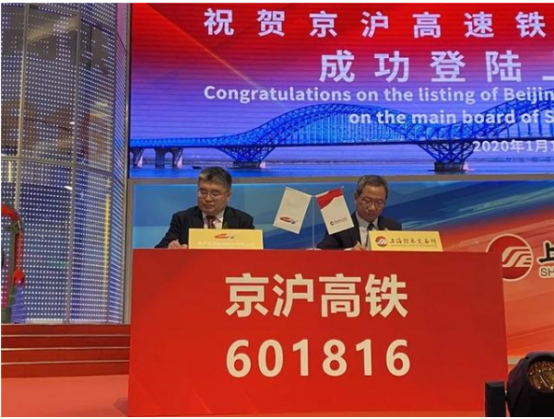 中國高鐵第一股掛牌上市