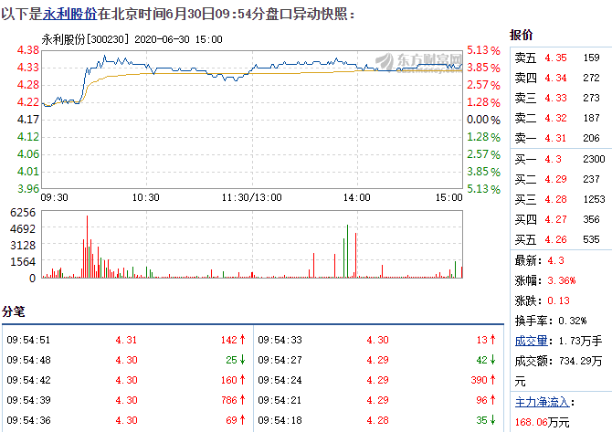 6.30永利股份盘口.png