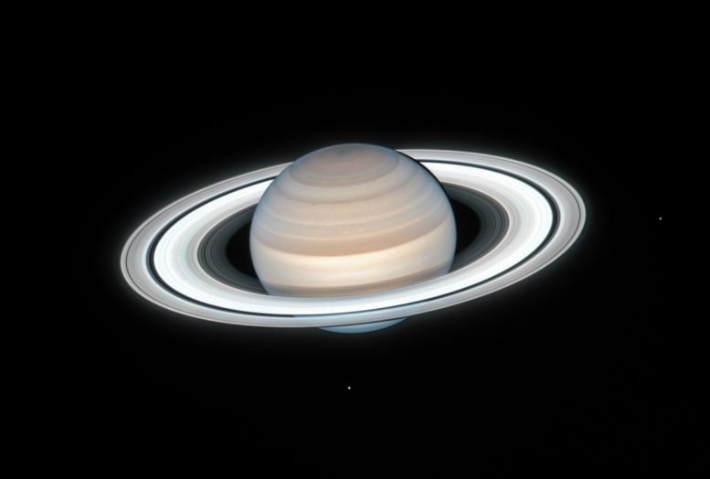 土星-哈勃-太空望远镜
