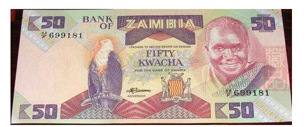 赞比亚货币的汇率、2014年获得评价以及