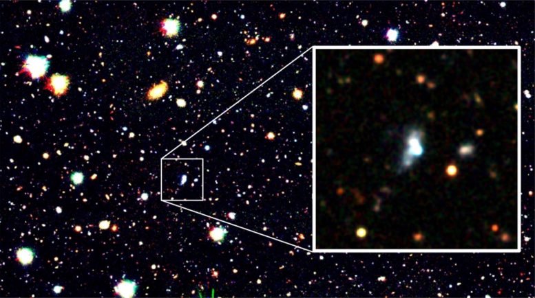 HSC J1631+4426的星系