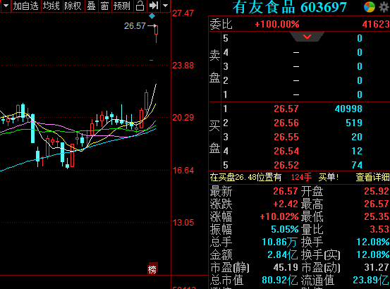 食品公司业绩暴涨