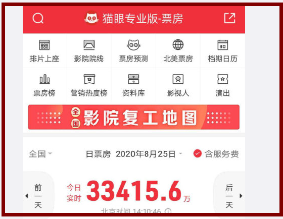 七夕節(jié)單日票房已達(dá)3.3億元 七夕節(jié)單日票房已達(dá)3.3億元