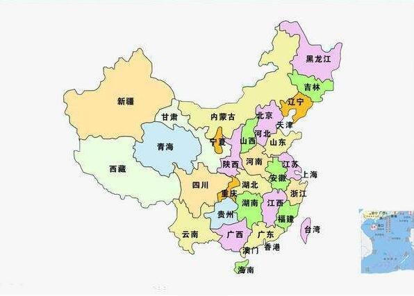 中国有哪些省如何分布,省份是什么时候划分的
