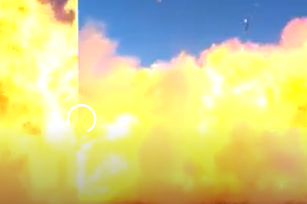 SpaceX着陆时爆炸