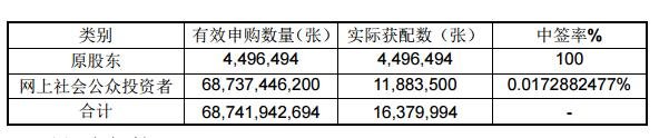 社会公众投资者网上申购结果及发行中签率.jpg