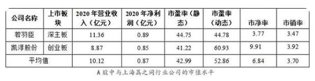 A股中與上海荔之同行業(yè)公司的市值水平.jpg A股中與上海荔之同行業(yè)公司的市值水平.jpg