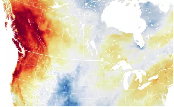 本周太平洋西北部和加拿大的炎热气温下降，因为一个热穹顶将一个高压块困在原地.jpg