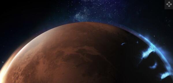 阿联酋的希望火星轨道器在红色星球上发现了难以捉摸的极光.jpg
