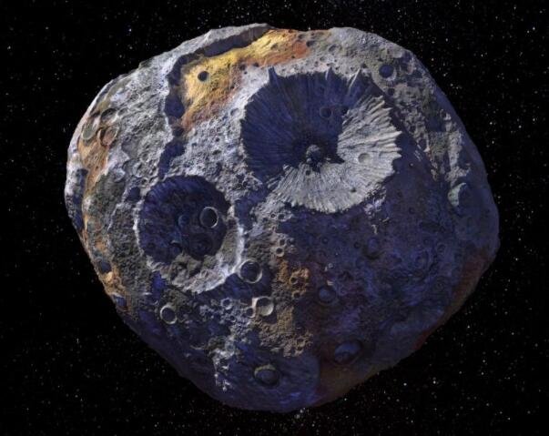 这位艺术家的概念描绘了小行星 Psyche，这是 NASA 的 Psyche 任务的目标.jpg
