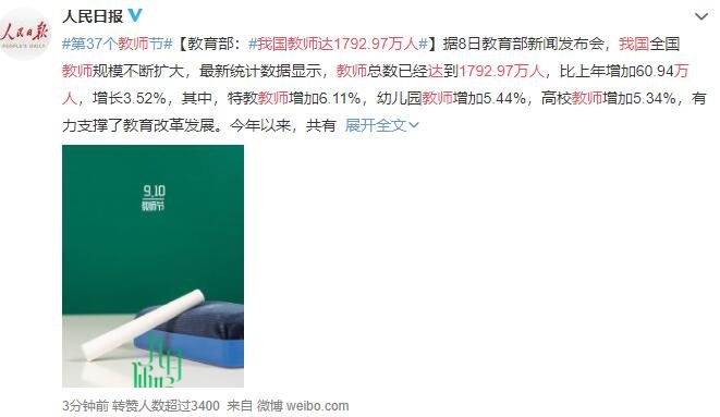 我國教師達(dá)1792.97萬人.jpg