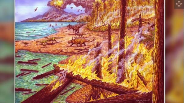 木炭残留物显示 7500万年前野火烧毁了南极洲.jpg