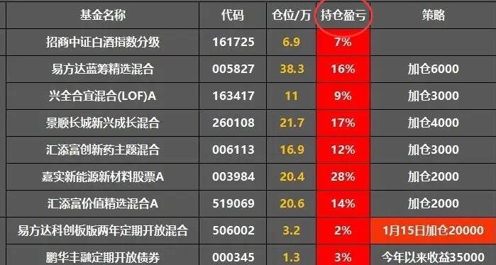 一些基金的持倉盈虧.jpg 一些基金的持倉盈虧.jpg