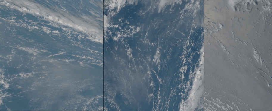 三颗气象卫星实时观测到，一场灾难性的火山喷发撕裂了南太平洋的洪加汤加-洪加哈帕伊岛.gif