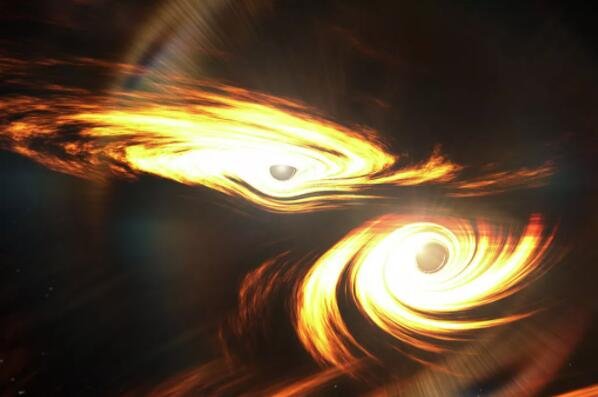 研究人员发现了具有偏心轨道的黑洞之间的第一次合并.jpg