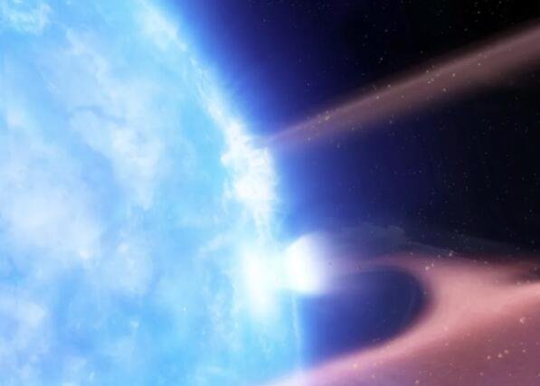 遥远的 X 射线可能是解体行星残骸与恒星尸体相撞的最直接证据.jpg