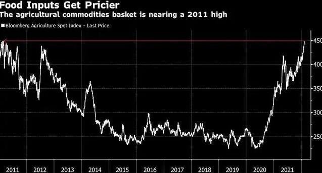 农产品价格逼近历史高位 全球食品通胀短期内依然无解？.jpg