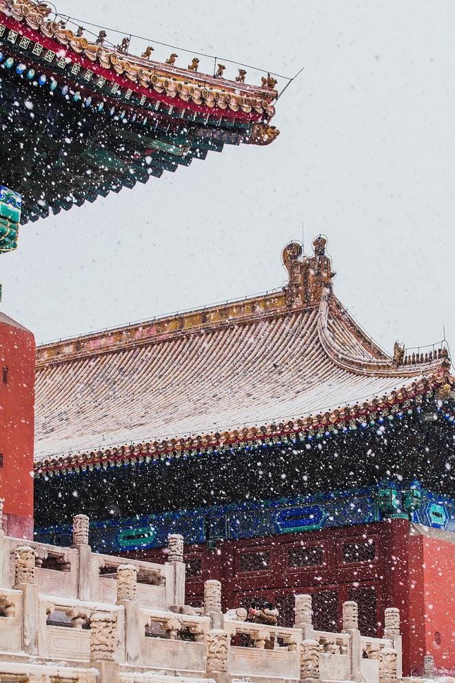 雪中故宫是雪景天花板了