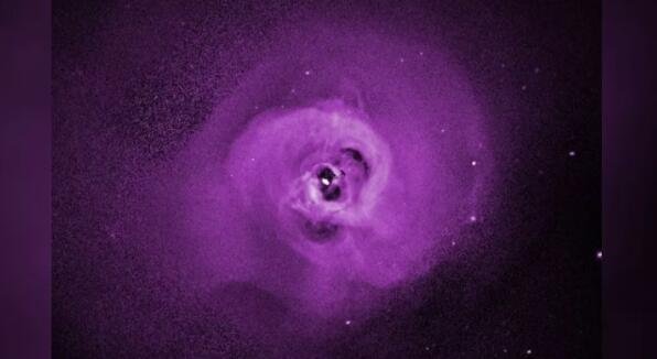美国宇航局钱德拉 X 射线天文台拍摄的英仙座星系团图像.jpg