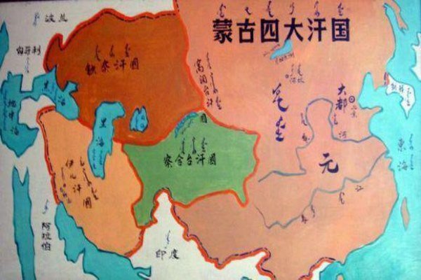 元朝最大版图，为何说蒙古疆域要比元朝大得多，蒙古四大汉国是怎么划分的