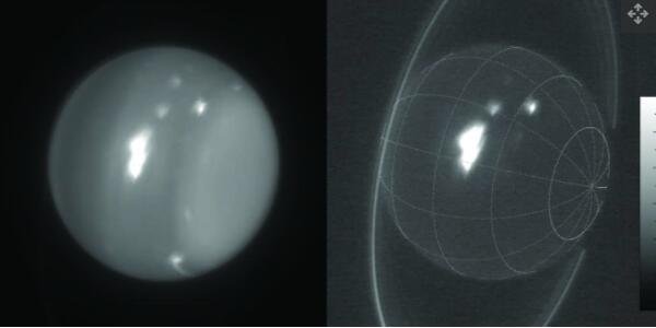 2014 年 8 月 6 日获得的天王星（1.6 和 2.2 微米）红外图像，显示该行星上存在非常大的风暴.jpg