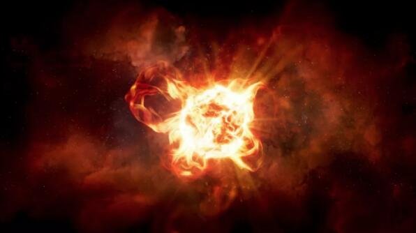 红超巨星 VY Canis Majoris 的插图，它可能是银河系中质量最大的恒星.jpg