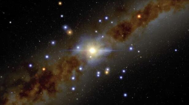 银河系中心是否隐藏着其他东西？银河系中心所含质量的 99.9% 来自黑洞.jpg