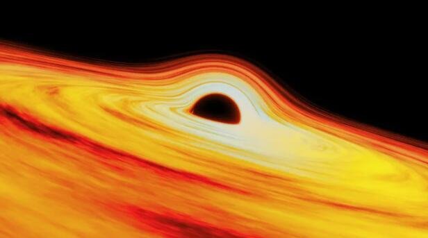 位于银河系中心的黑洞人马座 A的插图.jpg