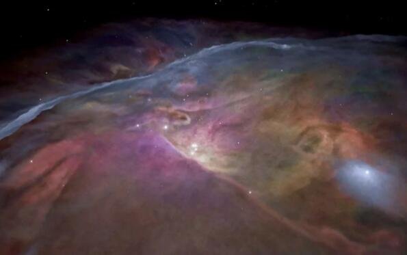 猎户座星云的外壳正在从新发现的裂缝中泄漏气体和尘埃.jpg