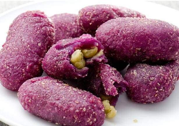 001215紫薯豌豆派