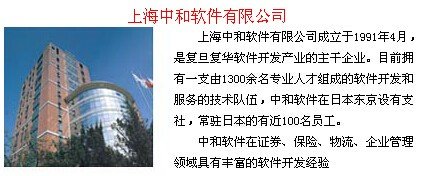 600624复旦复华上海中和软件有限公司